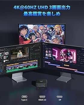 Amazon.co.jp: NIPOGI ミニpc 【2025新版】 AMD Ryzen 5 7430U